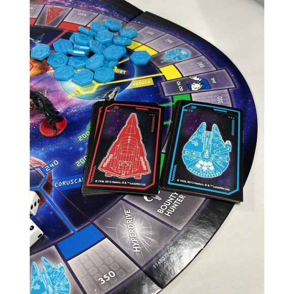 Star Wars Monopoly Board Game Hasbro Parker Brothers B0324 Complete - Picture 12 of 16